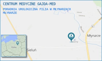 PORADNIA UROLOGICZNA FILIA W MŁYNARZACH - CENTRUM MEDYCZNE GAJDA-MED - OSTROŁĘCKA 7A,  MŁYNARZE