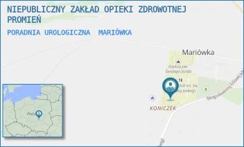 PORADNIA UROLOGICZNA - NIEPUBLICZNY ZAKŁAD OPIEKI ZDROWOTNEJ PROMIEŃ - 1,  MARIÓWKA