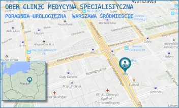 PORADNIA UROLOGICZNA - OBER CLINIC MEDYCYNA SPECJALISTYCZNA - TYTUSA CHAŁUBIŃSKIEGO 8,  WARSZAWA ŚRÓDMIEŚCIE