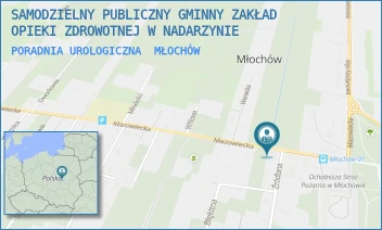 PORADNIA UROLOGICZNA - SAMODZIELNY PUBLICZNY GMINNY ZAKŁAD OPIEKI ZDROWOTNEJ W NADARZYNIE - MAZOWIECKA 5,  MŁOCHÓW