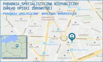 PORADNIA UROLOGICZNA - PORADNIA SPECJALISTYCZNA NIEPUBLICZNY ZAKŁAD OPIEKI ZDROWOTNEJ - WYZWOLENIA 13,  WARSZAWA ŚRÓDMIEŚCIE