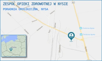 PORADNIA UROLOGICZNA - ZESPÓŁ OPIEKI ZDROWOTNEJ W NYSIE - UL. OGRODOWA 1,  NYSA