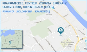 PORADNIA UROLOGICZNA - KRAPKOWICKIE CENTRUM ZDROWIA SPÓŁKA Z OGRANICZONĄ ODPOWIEDZIALNOŚCIĄ - UL. SZKOLNA 7,  KRAPKOWICE