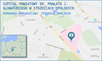 PORADNIA UROLOGICZNA - SZPITAL POWIATOWY IM. PRAŁATA J. GLOWATZKIEGO W STRZELCACH OPOLSKICH - UL. OPOLSKA 36,  STRZELCE OPOLSKIE
