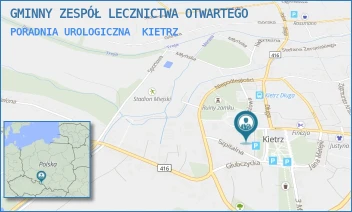 PORADNIA UROLOGICZNA - GMINNY ZESPÓŁ LECZNICTWA OTWARTEGO - UL. KOŚCIELNA 1,  KIETRZ