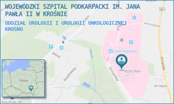 ODDZIAŁ UROLOGII I UROLOGII ONKOLOGICZNEJ - WOJEWÓDZKI SZPITAL PODKARPACKI IM. JANA PAWŁA II W KROŚNIE - UL. KORCZYŃSKA 57,  KROSNO