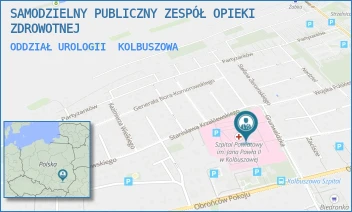 ODDZIAŁ UROLOGII - SAMODZIELNY PUBLICZNY ZESPÓŁ OPIEKI ZDROWOTNEJ - UL. GRUNWALDZKA 4,  KOLBUSZOWA
