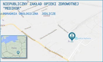 PORADNIA UROLOGICZNA - NIEPUBLICZNY ZAKŁAD OPIEKI ZDROWOTNEJ "MEDIKOR" - UL. TADEUSZA REJTANA 38 B,  JEDLICZE