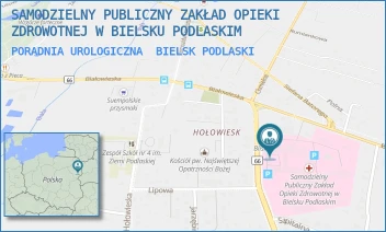 PORADNIA UROLOGICZNA - SAMODZIELNY PUBLICZNY ZAKŁAD OPIEKI ZDROWOTNEJ W BIELSKU PODLASKIM - KLESZCZELOWSKA 1,  BIELSK PODLASKI