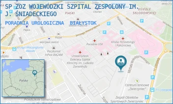 PORADNIA UROLOGICZNA - SP ZOZ WOJEWÓDZKI SZPITAL ZESPOLONY IM. J. ŚNIADECKIEGO - WOŁODYJOWSKIEGO 2/1,  BIAŁYSTOK
