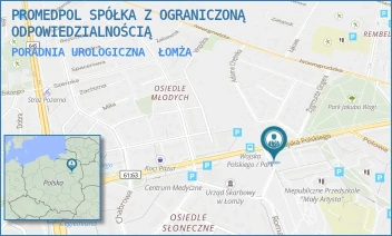 PORADNIA UROLOGICZNA - PROMEDPOL SPÓŁKA Z OGRANICZONĄ ODPOWIEDZIALNOŚCIĄ - WOJSKA POLSKIEGO 59,  ŁOMŻA