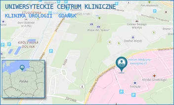 KLINIKA UROLOGII - UNIWERSYTECKIE CENTRUM KLINICZNE - UL. MARIANA SMOLUCHOWSKIEGO 17,  GDAŃSK