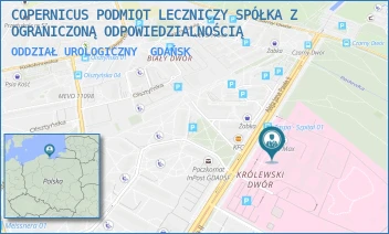 ODDZIAŁ UROLOGICZNY - COPERNICUS PODMIOT LECZNICZY SPÓŁKA Z OGRANICZONĄ ODPOWIEDZIALNOŚCIĄ - ALEJA JANA PAWŁA II 50,  GDAŃSK