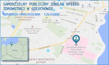 PORADNIA UROLOGICZNA - SAMODZIELNY PUBLICZNY ZAKŁAD OPIEKI ZDROWOTNEJ W CZŁUCHOWIE - UL. SZCZECIŃSKA 31,  CZŁUCHÓW
