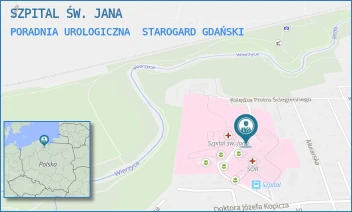 PORADNIA UROLOGICZNA - SZPITAL ŚW. JANA - UL. DRA JÓZEFA BALEWSKIEGO 1,  STAROGARD GDAŃSKI