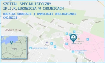 ODDZIAŁ UROLOGII I ONKOLOGII UROLOGICZNEJ - SZPITAL SPECJALISTYCZNY IM.J.K.ŁUKOWICZA W CHOJNICACH - UL. LEŚNA 10,  CHOJNICE