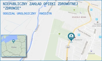 ODDZIAŁ UROLOGICZNY - NIEPUBLICZNY ZAKŁAD OPIEKI ZDROWOTNEJ "ZDROWIE" - UL. GEN. JÓZEFA HALLERA 31,  KWIDZYN