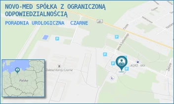 PORADNIA UROLOGICZNA - NOVO-MED SPÓŁKA Z OGRANICZONĄ ODPOWIEDZIALNOŚCIĄ - UL. WOJSKA POLSKIEGO 8,  CZARNE