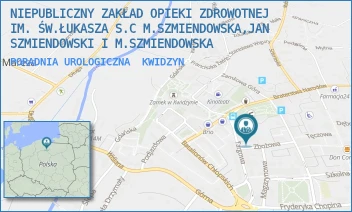 PORADNIA UROLOGICZNA - NIEPUBLICZNY ZAKŁAD OPIEKI ZDROWOTNEJ IM. ŚW.ŁUKASZA S.C M.SZMIENDOWSKA,JAN SZMIENDOWSKI I M.SZMIENDOWSKA - UL. ZBOŻOWA 1,  KWIDZYN