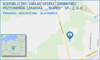 PORADNIA UROLOGICZNA - NIEPUBLICZNY ZAKŁAD OPIEKI ZDROWOTNEJ PRZYCHODNIA LEKARSKA ,,BLAMED" SP. Z.O.O - UL. HENRYKA SIENKIEWICZA 4,  BLACHOWNIA