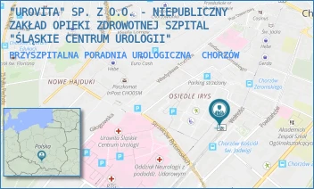 PRZYSZPITALNA PORADNIA UROLOGICZNA - "UROVITA" SP. Z O.O. - NIEPUBLICZNY ZAKŁAD OPIEKI ZDROWOTNEJ SZPITAL "ŚLĄSKIE CENTRUM UROLOGII" - UL. WOLNOŚCI 64,  CHORZÓW