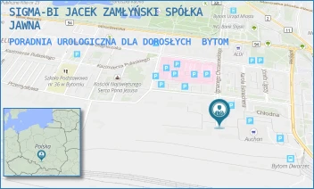 PORADNIA UROLOGICZNA DLA DOROSŁYCH - SIGMA-BI JACEK ZAMŁYŃSKI SPÓŁKA JAWNA - UL. IGNACEGO CHRZANOWSKIEGO 23,  BYTOM