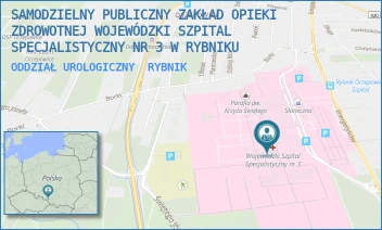 ODDZIAŁ UROLOGICZNY - SAMODZIELNY PUBLICZNY ZAKŁAD OPIEKI ZDROWOTNEJ WOJEWÓDZKI SZPITAL SPECJALISTYCZNY NR 3 W RYBNIKU - UL. ENERGETYKÓW 46,  RYBNIK