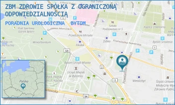 PORADNIA UROLOGICZNA - ZBM ZDROWIE SPÓŁKA Z OGRANICZONĄ ODPOWIEDZIALNOŚCIĄ - UL. POWSTAŃCÓW WARSZAWSKICH 64B/1,  BYTOM