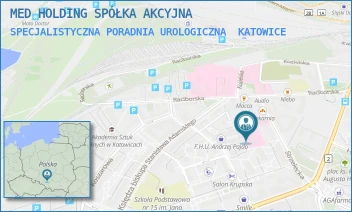 SPECJALISTYCZNA PORADNIA UROLOGICZNA - MED HOLDING SPÓŁKA AKCYJNA - UL. STRZELECKA 9,  KATOWICE