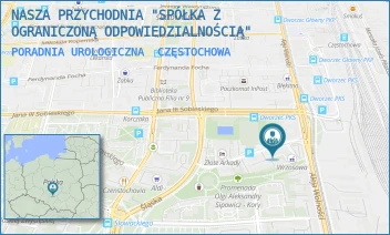 PORADNIA UROLOGICZNA - NASZA PRZYCHODNIA "SPÓŁKA Z OGRANICZONĄ ODPOWIEDZIALNOŚCIĄ" - ALEJA WOLNOŚCI 46,  CZĘSTOCHOWA
