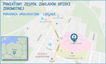 PORADNIA UROLOGICZNA - ZAGŁĘBIOWSKI SZPITAL KLINICZNY - UL. SZPITALNA 40,  CZELADŹ