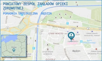 PORADNIA UROLOGICZNA - ZAGŁĘBIOWSKI SZPITAL KLINICZNY - UL. MAŁACHOWSKIEGO 12,  BĘDZIN