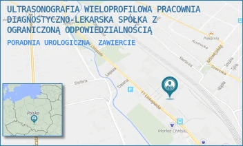 PORADNIA UROLOGICZNA - ULTRASONOGRAFIA WIELOPROFILOWA PRACOWNIA DIAGNOSTYCZNO-LEKARSKA SPÓŁKA Z OGRANICZONĄ ODPOWIEDZIALNOŚCIĄ - UL. 11 LISTOPADA 2/4,  ZAWIERCIE