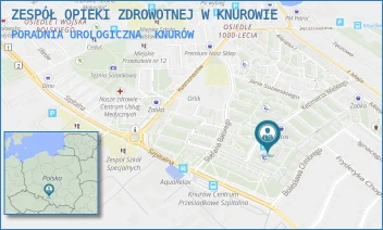 PORADNIA UROLOGICZNA - ZESPÓŁ OPIEKI ZDROWOTNEJ W KNUROWIE - UL. KAZIMIERZA WIELKIEGO 6,  KNURÓW