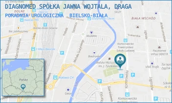 PORADNIA UROLOGICZNA - DIAGNOMED ZDROWIE SPÓŁKA Z OGRANICZONĄ ODPOWIEDZIALNOŚCIĄ - UL. KOMOROWICKA 23,  BIELSKO-BIAŁA