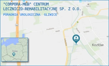 PORADNIA UROLOGICZNA - "CORPORA-MED" CENTRUM LECZNICZO-REHABILITACYJNE SP. Z O.O. - UL. ŚREDNIA 10,  GLIWICE