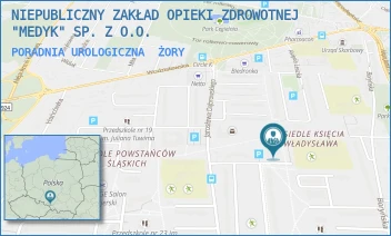 PORADNIA UROLOGICZNA - NIEPUBLICZNY ZAKŁAD OPIEKI ZDROWOTNEJ "MEDYK" SP. Z O.O. - UL. KS.WŁADYSŁAWA 27,  ŻORY