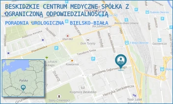 PORADNIA UROLOGICZNA - BESKIDZKIE CENTRUM MEDYCZNE SPÓŁKA Z OGRANICZONĄ ODPOWIEDZIALNOŚCIĄ - UL. JAROSŁAWA DĄBROWSKIEGO 3/1,  BIELSKO-BIAŁA
