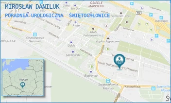 PORADNIA UROLOGICZNA - MIROSŁAW DANILUK - UL. MARII DULCISSIMY HOFFMANN 7,  ŚWIĘTOCHŁOWICE