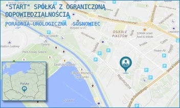 PORADNIA UROLOGICZNA - "START" SPÓŁKA Z OGRANICZONĄ ODPOWIEDZIALNOŚCIĄ - UL. JANA SOBIESKIEGO 29,  SOSNOWIEC