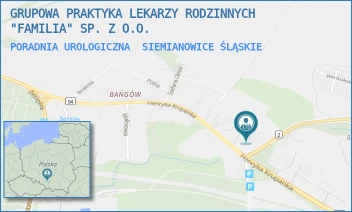 PORADNIA UROLOGICZNA - GRUPOWA PRAKTYKA LEKARZY RODZINNYCH "FAMILIA" SP. Z O.O. - UL. BAŃGOWSKA 70,  SIEMIANOWICE ŚLĄSKIE