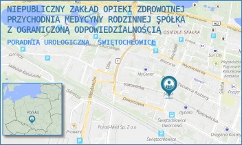 PORADNIA UROLOGICZNA - NIEPUBLICZNY ZAKŁAD OPIEKI ZDROWOTNEJ PRZYCHODNIA MEDYCYNY RODZINNEJ SPÓŁKA Z OGRANICZONĄ ODPOWIEDZIALNOŚCIĄ - UL. KATOWICKA 11,  ŚWIĘTOCHŁOWICE