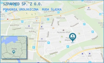 PORADNIA UROLOGICZNA - SZPAKMED SP. Z O.O. - UL. SZPAKÓW 33,  RUDA ŚLĄSKA