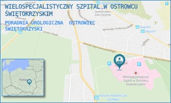 PORADNIA UROLOGICZNA - WIELOSPECJALISTYCZNY SZPITAL W OSTROWCU ŚWIĘTOKRZYSKIM - SZYMANOWSKIEGO 11,  OSTROWIEC ŚWIĘTOKRZYSKI