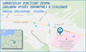 ODDZIAŁ UROLOGICZNY - SAMODZIELNY PUBLICZNY ZESPÓŁ ZAKŁADÓW OPIEKI ZDROWOTNEJ W STASZOWIE - 11 LISTOPADA 78,  STASZÓW