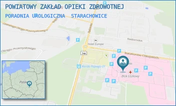 PORADNIA UROLOGICZNA - POWIATOWY ZAKŁAD OPIEKI ZDROWOTNEJ - BATALIONÓW CHŁOPSKICH 6,  STARACHOWICE