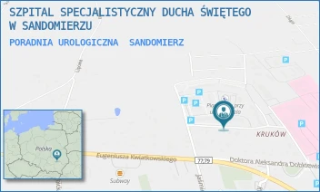 PORADNIA UROLOGICZNA - SZPITAL SPECJALISTYCZNY DUCHA ŚWIĘTEGO W SANDOMIERZU - SCHINZLA 13,  SANDOMIERZ