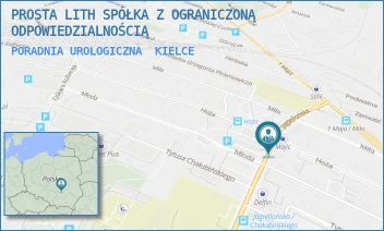 PORADNIA UROLOGICZNA - PROSTA LITH SPÓŁKA Z OGRANICZONĄ ODPOWIEDZIALNOŚCIĄ - JAGIELLOŃSKA 13,  KIELCE