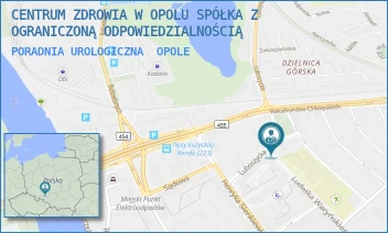 PORADNIA UROLOGICZNA - CENTRUM ZDROWIA W OPOLU SPÓŁKA Z OGRANICZONĄ ODPOWIEDZIALNOŚCIĄ - UL. LUDWIKA WARYŃSKIEGO 30,  OPOLE