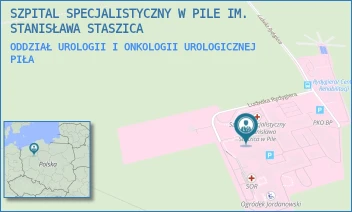 ODDZIAŁ UROLOGII I ONKOLOGII UROLOGICZNEJ - SZPITAL SPECJALISTYCZNY W PILE IM. STANISŁAWA STASZICA - RYDYGIERA 1,  PIŁA